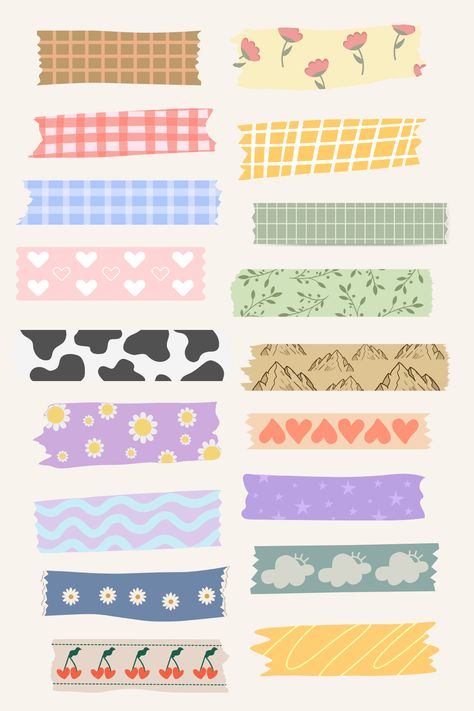 Stickers For Journal, Pc Background, Desain Buklet, Scrapbook Printing, Washi Tape Diy, Stickers Journal, Bullet Journal Diy, For Journal, Scrapbook Stickers Printable