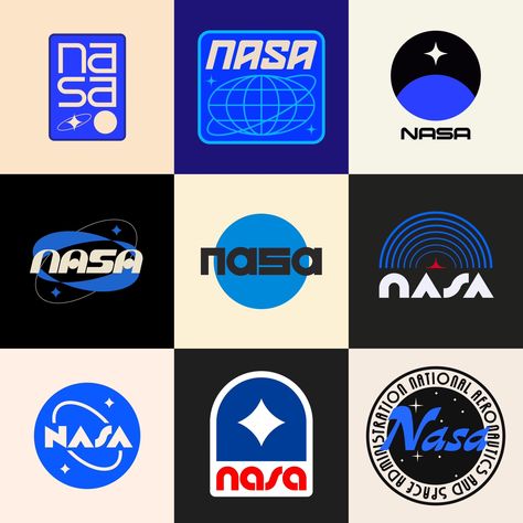 Nasa Graphic Design, Retro App, Cyberpunk Design, Vintage Badge, Retro Text, Graphic Design Fonts, Logo Creation, Art Template, Modern Logo Design