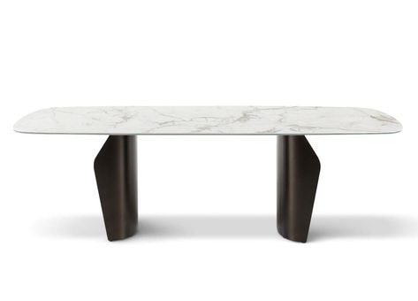 Bonaldo Table, Bonaldo Furniture, Italian Dining Table, Industrial Dining Table, Dining Table Design, Furniture Dining Table, Marble Table, Art Furniture, Dining Tables