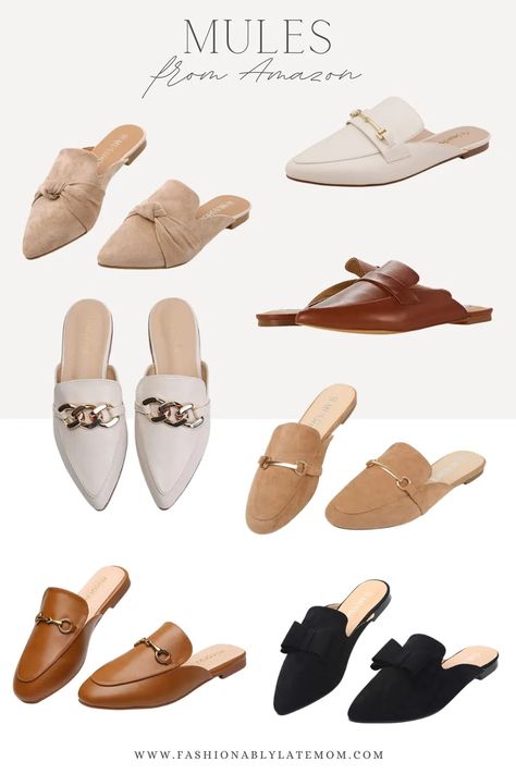 Mules Shoes Women, Types Of Mules Shoes, Loafer Mules Outfit Work, Mule Outfits Women Winter, How To Style Mules Work, Styling Mules Outfit Shoes, Women’s Mules Outfit, Brown Mules Outfit Work, Mules Work Outfit