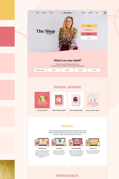 Stationery Website Design Inspiration, Html Website Ideas, Wordpress Landing Page Design, Website Cute Design, Cute Blog Design, Stationary Website Design, Website Designer Website, Blog Inspo Website, Cute Website Design Inspiration