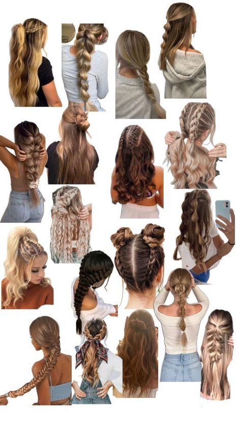 Hairstyle Examples, Easy Hairstyles For Thick Hair, Beauty Hair Color, Beach Hairstyles For Long Hair, Easy Hairstyles For Medium Hair, Types Of Braids, Hairstyles For Layered Hair, Blonde Hair Inspiration, Hairdos For Curly Hair