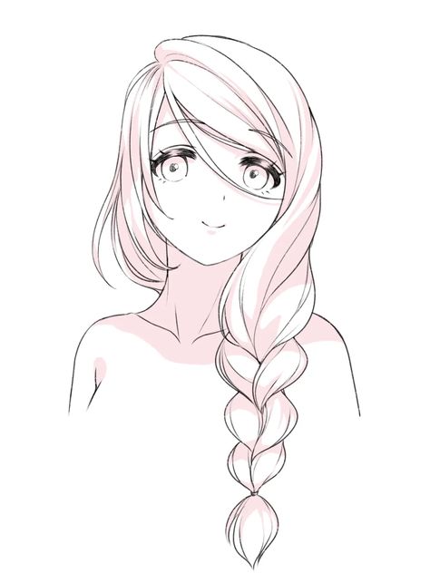 https://lunarmimi.net/wp-content/uploads/2022/10/Tut-11-Step-06-Side.webp Hair References Drawing, Anime Braids, How To Draw Braids, Pelo Anime, Drawing Hair Tutorial, Manga Hair, Hair Sketch, Anime Hair, Hair Reference