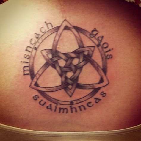 gaelic for serenity, courage, wisdom Serenity Courage Wisdom Tattoo, Alanon Recovery, Serenity Symbol, Tattoo Irish, Serenity Prayer Tattoo Design, Serenity Prayer Tattoo, Gaelic Tattoo, Serenity Courage Wisdom, Serenity Tattoo