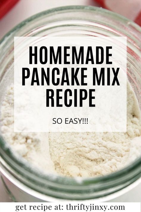 Diy Pancake Mix, Homemade Pancake Mix Recipe, Mix Nails, Pancake Mix Recipe, Homemade Pancake Mix, Homemade Dry Mixes, Homemade Pancake Recipe, Pancake Mix Recipes, Homemade Pantry