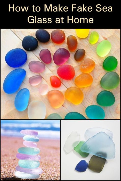 Finding a perfect piece of sea glass on a stretch of a beach somewhere is like unearthing buried treasure. But then there is the DIY way of making colorful sea glass at home, which isn’t as challenging as you might think. Read the article to learn how to manufacture your own sea glass. Sea Glass Diy, Beach Crafts Diy, Sea Glass Art Diy, Sea Glass Art Projects, Glass Art Projects, Buried Treasure, Glass Home, Sea Glass Crafts, Beach Diy