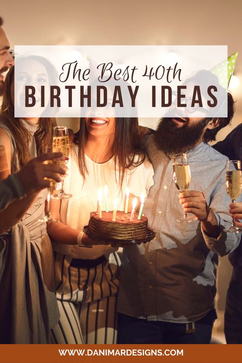 Cheers to the best 40th birthday party ideas and tips you can use at your upcoming bash. #40thbirthdayparty #surprise40thbirthday #40th #thebig4oh #40 #birthdayparty #birthday 40th Birthday Costume Party, 40th Ideas For Women Turning 40, Classic 40th Birthday Themes, 40th Celebration Ideas, 40th Fall Birthday Ideas, Ideas For A 40th Birthday Party Men, Special 40th Birthday Ideas, Funny 40th Birthday Party Ideas, 40ty Birthday Party Ideas