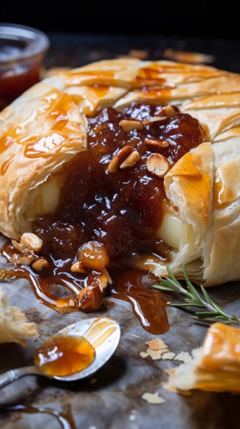 20 Brie Cheese Recipes That Are Just Too Good - Insanely Good Bree Cheese Toppings, Baked Brie Apples Honey, Toppings For Baked Brie, Crescent Baked Brie, Baked Brie Apple Butter, How To Make Brie Cheese, Topping For Brie Cheese, Easy Brie Cheese Recipes, Best Brie Recipes