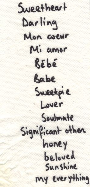 The pet name doesn't matter BUT...Just DON'T call ME what YOU called all your OTHER girlfriends! I Only See You, I'm With The Band, Mr And Mrs, What’s Going On, Hopeless Romantic, Pet Names, Pretty Words, Love Letters, Beautiful Words