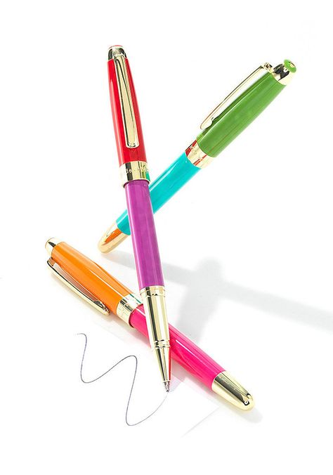 Kate Spade Ballpoint Pen Cutesy Gifts, Pen Obsession, Santa's List, Pretty Pens, Oprahs Favorite Things, Jam Paper, Dorm Ideas, Holiday Guide, Ink Pens