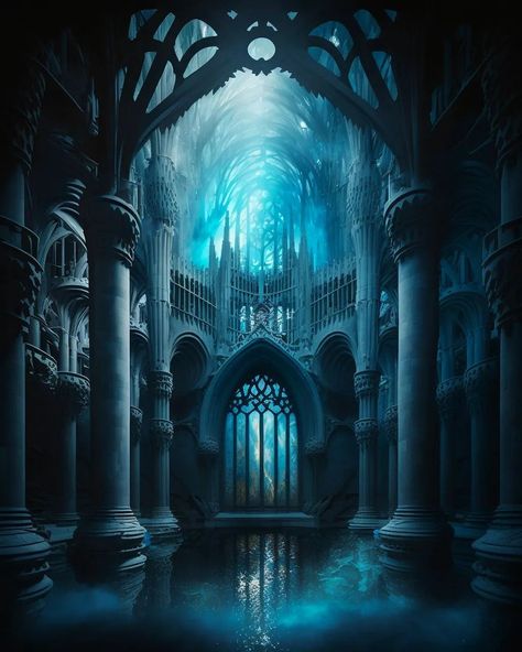 Dark Temple Fantasy Art, Fantasy Castles, Book Cover Background, Castle Background, Dark Castle, Black Castle, Fantasy Rooms, Eyes Artwork, Arte Alien