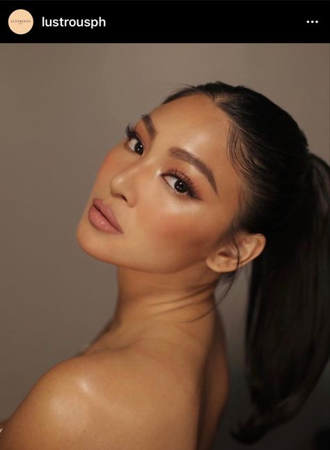 LustrousPH iG update Makeup Asia, Bride Makeup Natural, Glam Bride Makeup, Asian Wedding Makeup, Sunkissed Makeup, Dewy Makeup Look, Wedding Makeup Bride, Wedding Guest Makeup, Natural Glam Makeup