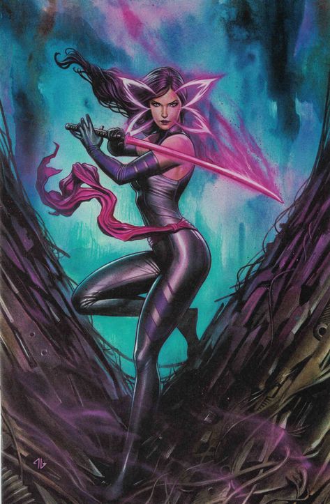 Adi Granov, Betsy Braddock, Bd Art, Comics Anime, Univers Marvel, Arte Dc Comics, Uncanny X-men, Marvel Comics Art, Marvel Girls