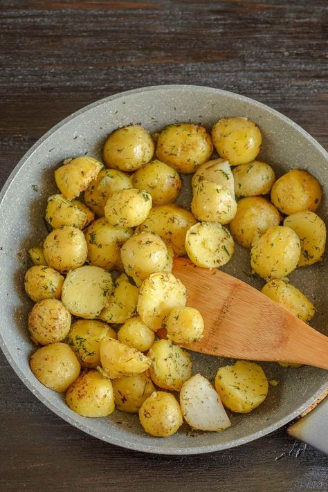 Canned Potatoes - IzzyCooking Potatoes In A Can Recipes, Frying Canned Potatoes, Canned Potatoes Recipes Using, Oven Roasted Canned Potatoes, Whole New Potatoes Recipe Canned, Canned Potatoes In Oven, How To Cook Canned Potatoes, Whole Canned Potatoes Recipes, Tinned Potatoes Recipes