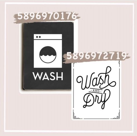 Bloxburg Laundry Room Ideas, Laundry Decal, Ed Wallpaper, Modern Decals, Bloxburg Decals Codes Aesthetic, School Decal, Blocksburg Room Ideas￼, Roblox Image Ids, House Decals