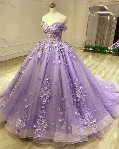 ⚡MyChicDress - Makes you the center of attention! Violet Quinceanera Dresses, Silver Quince Dresses, Dark Purple Quinceanera Dresses, Purple Quinceanera Ideas, Purple Sweet 16 Dresses, Fairytale Quince, Light Purple Quinceanera Dresses, Tangled Quince, Lilac Quince