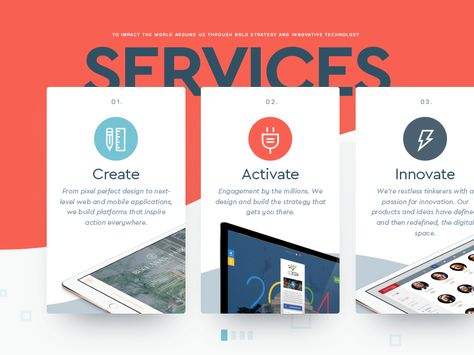 Engage 2017 Services Services Section Web Design, Design Basics, Pixel Design, Web Ui Design, Mobile Application, Innovation Technology, Branding Inspiration, Ux Design, The Millions