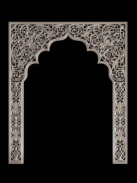 Antique Photo Frames, Mosque Design, Mandir Design, Stone Wall Art, Temple Design For Home, Door Design Images, Ganpati Decoration Design, Pooja Room Door Design, Islamic Patterns