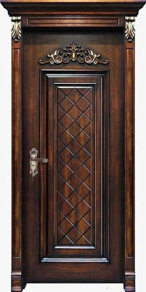 35 Modern Wooden Front Door Design Concepts - Engineering Discoveries Tor Design, Pintu Interior, Wooden Door Entrance, Classic Room, House Main Door, Modern Wooden Doors, Flush Door, Single Door Design, House Main Door Design