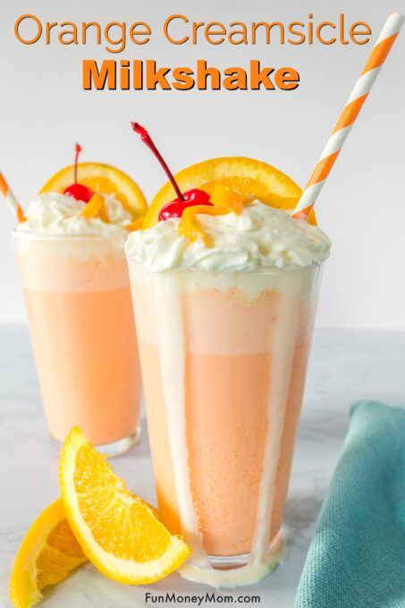 Orange Creamsicle Milkshake, Homemade Milkshake Recipe, Creamsicle Milkshake, Milkshake Recipe Easy, Homemade Milkshake, Authentic Mexican Recipes, Drink Recipes Nonalcoholic, Fruit Kabobs, Smoothie Drink Recipes