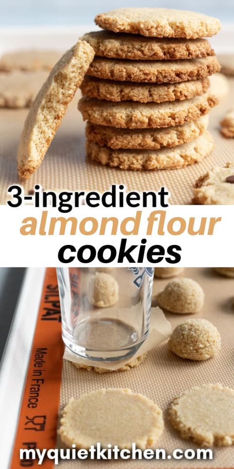 2 Ingredient Almond Flour Cookies, Crunchy Almond Flour Cookies, Almond Flower Dessert, Biscuits Made With Almond Flour, Crispy Healthy Cookies, Mediterranean Diet Cookies, Healthy Almond Cookies, Pumpkin Almond Flour Cookies, Walnut Flour Cookies