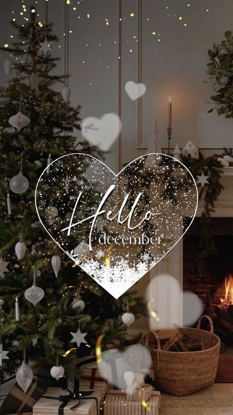 Happy New Month December, December Wallpaper Iphone, Hello December Images, December Pictures, Welcome December, December Wallpaper, Merry Christmas Wallpaper, Happy December, Christmas Collage