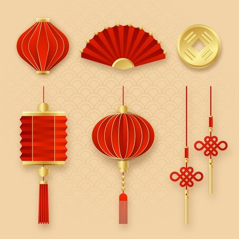 Chinese New Year Ornament, Happy Vietnamese New Year, Chinese New Year Festival, Chinese New Year Crafts, New Year's Crafts, Festival Celebration, Lunar New, Chinese New Year, Graphic Resources