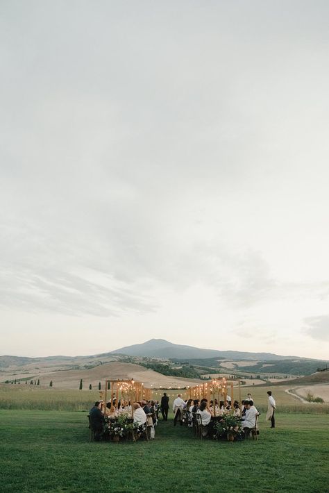 italian destination wedding tuscany Hills Wedding, Wedding Venue Field, Tuscany Italy Wedding Venues, Wedding Venues In Tuscany, Wedding Venue Tuscany, Italian Farm, Wedding Ceremony Tuscany, Rural Wedding, Events Place