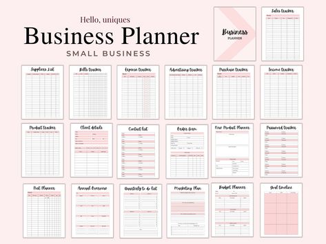 Business Planner Small Business Small Business Planner Printable Digital Download PDF Business Plan Business Overview Statis - Etsy Canada wellnessplanner #businesstips #digital #tripplanner. Business Tracker Free Printables, Business Planning Binder, Small Business Planner Free Printables, Small Business Set Up, Small Business Order Tracker, Free Business Printables, Feminine Advice, Business Planner Printables, Business Planner Template