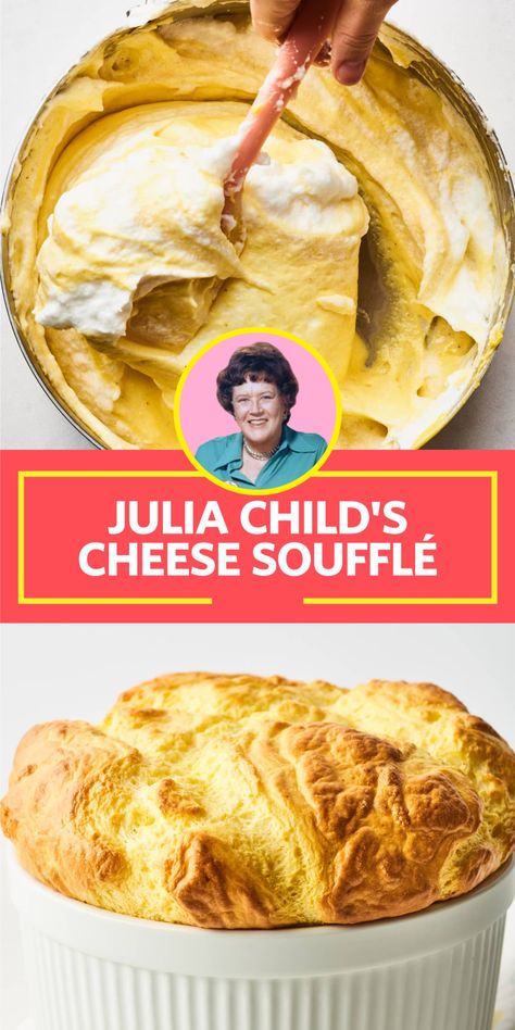 Cheese Souffle Recipes, French Cuisine Recipes, Cheese Soufflé, Julia Child Recipes, Cheese Souffle, Souffle Recipes, S'mores, French Cooking, Cuisine Recipes