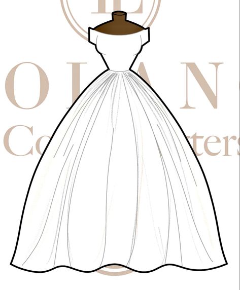 Wedding Dress Clipart, Big Wedding Dresses With Long Trains, Wedding Dress Cartoon, Wedding Dress Template, Princess Dress Drawing, Wedding Dress Drawings, Dress Templates, Dress Clipart, Big Wedding Dresses