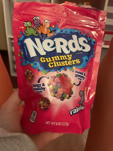 Nerds Gummy Clusters, Gummy Clusters, Nerds Candy, Popular Candy, Sleepover Food, Junk Food Snacks, Candy Brands, Cute Snacks, Wreck It Ralph