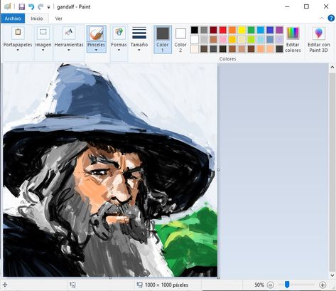 Gandalf the grey fan art sketch digital Microsoft Paint Art, Ms Paint Art, Microsoft Paint, Ms Paint, Paint Inspiration, Gandalf, Drawing Inspo, Paint Art, Art References