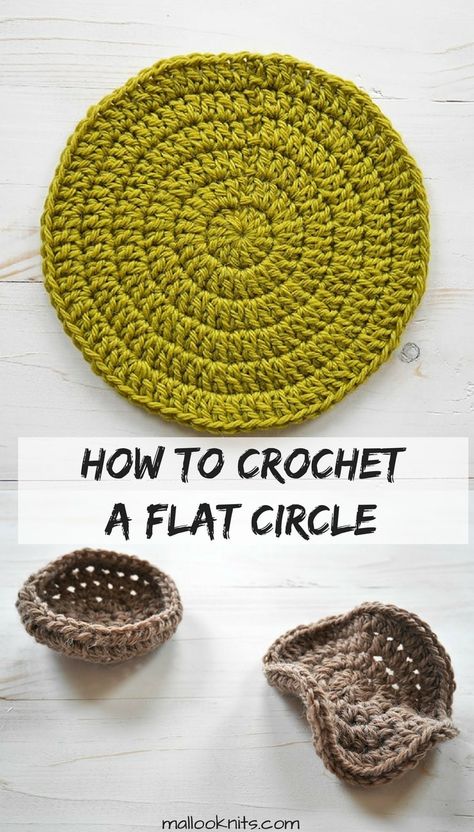 Learn how to make a crochet flat circle in any stitch! Make any round crochet project with this method and your crochet circle will lay flat every single time. #crochetflatcircle #doublecrochetcircle Flat Crochet Circle, Crochet A Flat Circle, Flat Crochet, Magic Circle Crochet, Crochet Circle Pattern, Crochet Flats, Crochet Circle, Round Crochet, Crochet Geek