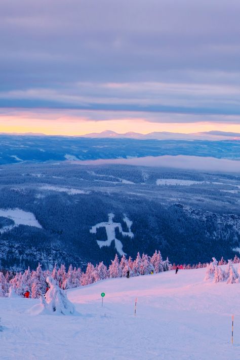 Hafjell ski resort near Lillehammer, Norway. Skiing Norway, Ski Norway, Lillehammer Norway, Finland Winter, Winter Norway, City Wallpapers, Ski Park, Norway Winter, Ski Culture