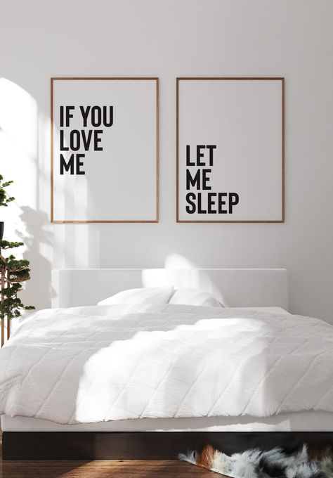 Funny Bedroom, Interior Tips, Couple Bedroom, Bedroom Wall Decor, Apartment Decor Inspiration, Bedroom Prints, Room Ideas Bedroom, Bedroom Wall Art, House Stuff