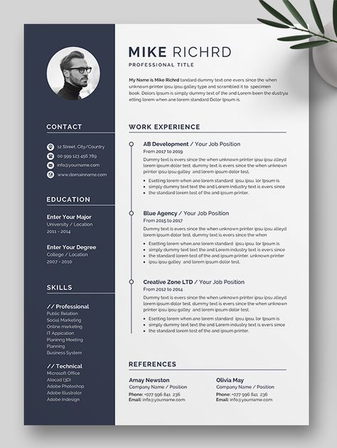 Modern Cv Template Free, Cv Design Template Free, Modern Resume Template Free, Resume Design Inspiration, Cv Website, Professional Resume Design, Free Resume Template Word, Unique Resume Template, Resume Design Free