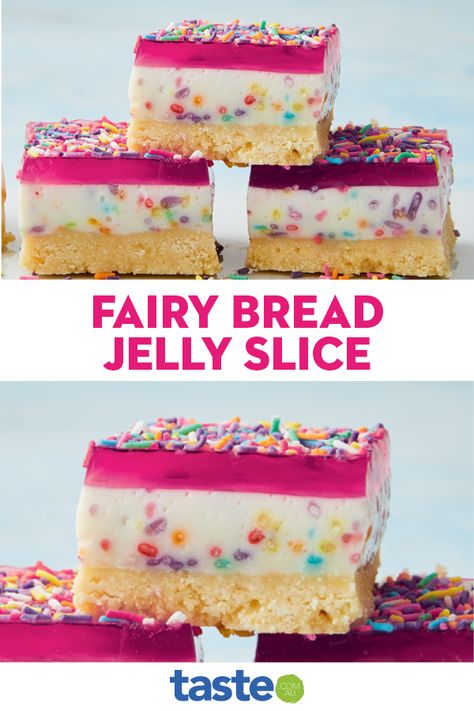 Tim Tams, Yummy Things To Bake, Cheesecake Slice, Jelly Slice, Fairy Bread, Bake Cheesecake, Slices Recipes, Xmas Food, No Cook Desserts