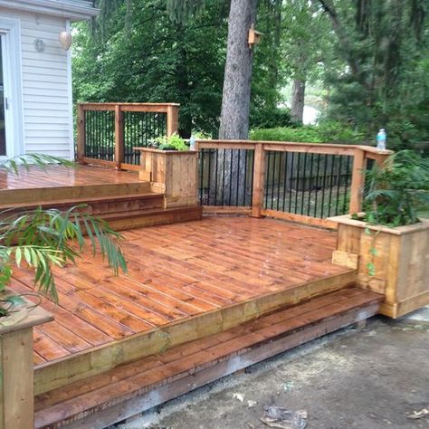 Island Deck, Two Level Deck, Multi Level Deck, Tiered Deck, Deck Layout, Deck Pictures, Dream Deck, Building A Pergola, Deck Designs Backyard