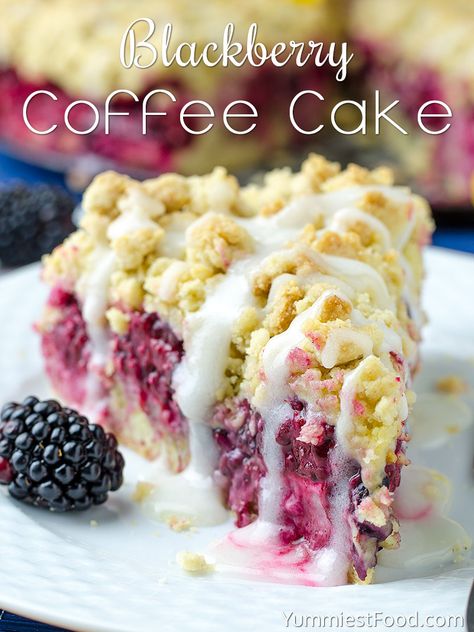 Blackberry Coffee Cake, Blackberry Dessert, Blackberry Cake, Blackberry Recipes, Coffee Cake Muffins, Coffee Cakes, Oreo Dessert, Coffee Cake Recipes, S'mores