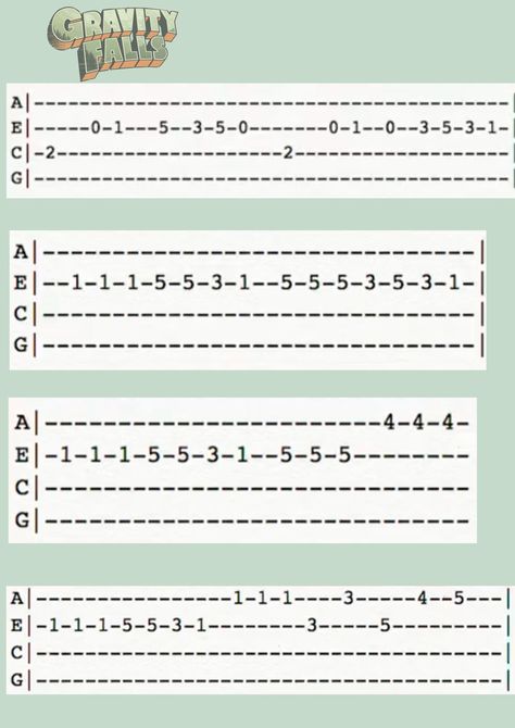 Ukulele Easy Song, Easy Ukulele Chords Songs, Uke Tabs Tablature Ukulele, Gravity Falls Ukulele Tab, Guitar Tabs Popular Songs, Tabs For Ukulele, Gravity Falls Guitar Tab, Ukelele Tabs Songs, Ukulele Songs Popular Easy Tab