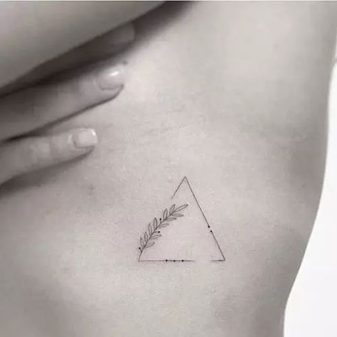 Triangle Tatoo, Geometric Triangle Tattoo, Triangle Tattoo Meaning, Triangle Tattoo Design, Triangle Tattoos, Inspiration Tattoos, Tattoos Geometric, Initial Tattoo, E Tattoo