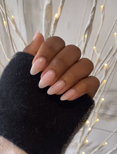 Simple Gel Nails, Work Nails, Classy Acrylic Nails, Almond Acrylic Nails, Short Acrylic Nails Designs, Oval Nails, Neutral Nails, Girls Nails, Dream Nails