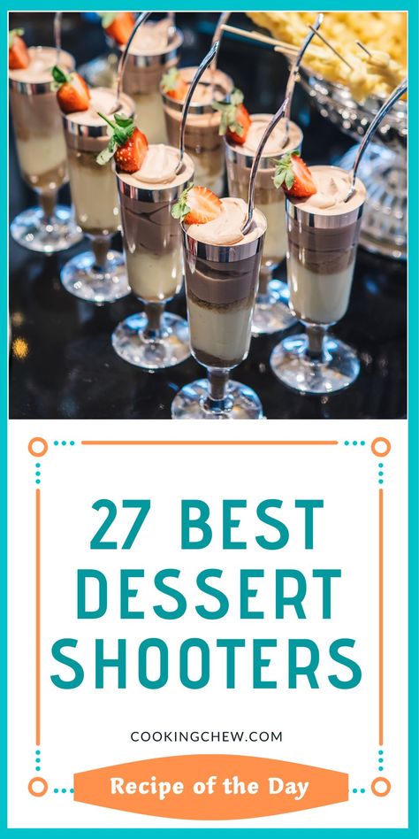 This is 27 Best Dessert Shooters, our round-up recipes of the day. Elegant Dessert Shooters, Fancy Dessert Shooters, Mexican Dessert Shooters, Gluten Free Dessert Shooters, Dessert Shots Ideas, No Bake Cheesecake Shooters Recipes, Shooter Appetizers For Party, Christmas Shooters Desserts, Wedding Shooters Desserts