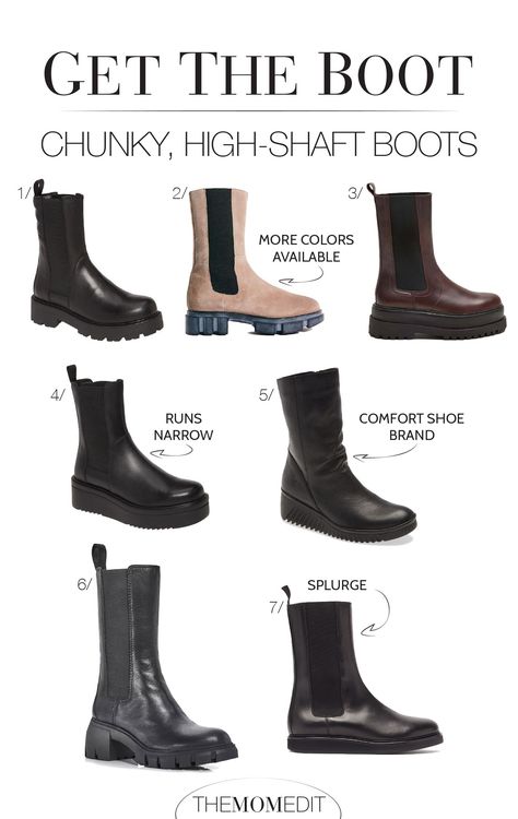 Womens Winter Boots Outfits, Black Lug Boots Outfit, Zappos Boots, Lug Boots Outfit, Chelsea Boot Outfits Women, Chunky Mary Janes, Chunky Boots Outfit, Black Chunky Boots, Chunky Black Boots