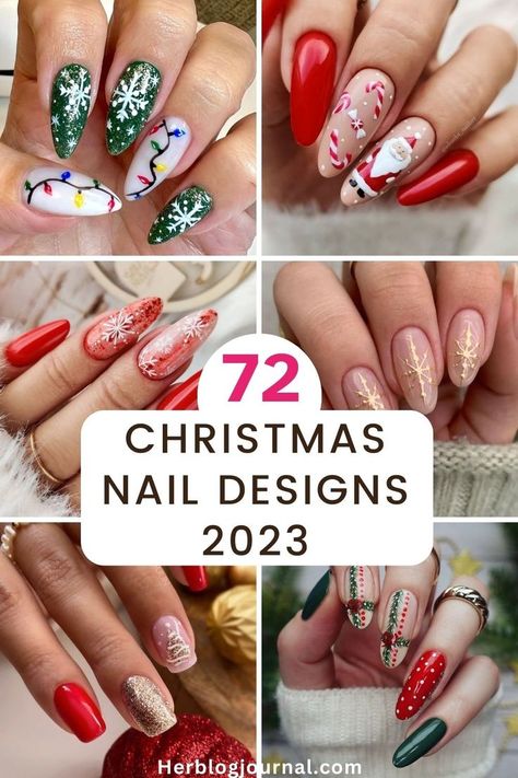 Christmas acrylic nails for this holiday Disney Nail Art, Nail Noel, Festive Holiday Nails, Xmas Nail Designs, Nail Art Noel, Christmas Tree Nails, Holiday Nails Christmas, Red Christmas Nails, Tree Nails