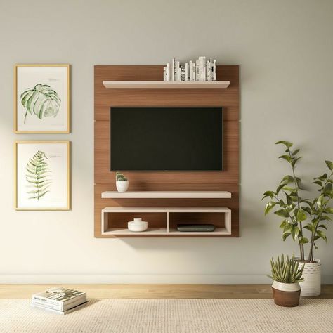 Simple Tv Unit Design, Bedroom Tv Unit Design, Small Tv Unit, Ruang Tv, Modern Tv Unit Designs, Bedroom Tv Wall, Tv Unit Design Modern, Simple Tv, Tv Unit Furniture Design