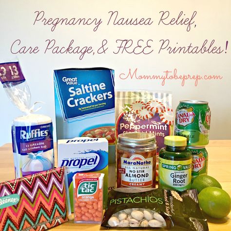 Pregnancy Nausea Relief, Care Package, & Free Printables! Read more at mommytobeprep.com Morning Sickness Gift Basket, Morning Sickness Care Package, Pregnancy Nausea Relief, Pregnancy Care Package, Pregnancy Morning Sickness, Morning Sickness Relief, 5 Weeks Pregnant, Pregnancy Eating, Morning Sickness Remedies