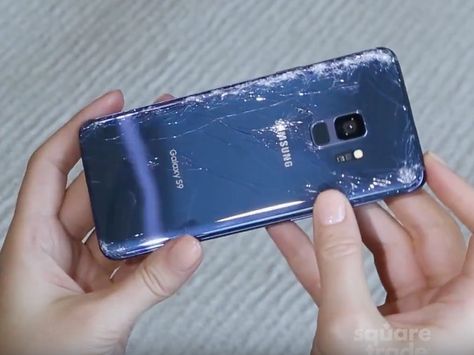 Samsung's new Galaxy S9 is more durable than the iPhone X  but it can still break on the first drop Breaking Phone, Phone Break, Samsung Galaxy Smartphone, Broken Phone, One Drop, Samsung Galaxy S9, Tech News, Iphone X, The First