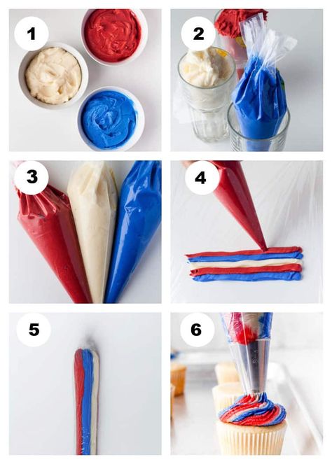 Cupcakes Fourth Of July, 4 Th Of July Cupcakes, 4th Of July Cupcake Decorating Ideas, Independence Day Cupcakes, Labor Day Cupcakes Ideas, Memorial Day Cupcakes Ideas, American Flag Cupcakes, Veterans Day Cupcakes, Labor Day Cupcakes